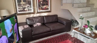 Genuine Leather Couch