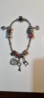 STAINLESS STEEL CHARM BRACELET