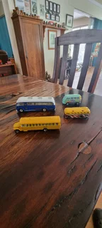 Metal Toy Busses
