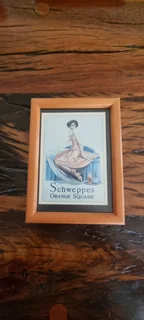 VINTAGE SCHWEPPES ADVERTIZING FRAMES