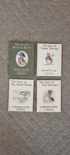 4 Books The Tale Of By Beatrix Potter 1970s