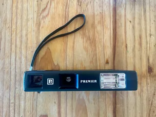 Free Premier 110F film camera with built-in flash