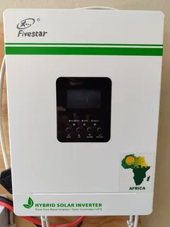 Hybrid inverter UPS 1.2KVA and lithium ion battery unit