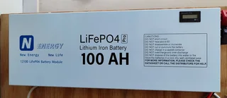 Hybrid inverter UPS 1.2KVA and lithium ion battery unit