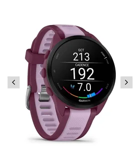 Garmin Forerunner 165 Music GPS Smartwatch - Berry / Lilac Colour