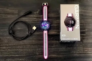 Garmin Forerunner 165 Music GPS Smartwatch - Berry / Lilac Colour