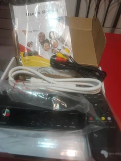 Digital satellite set top box and dish