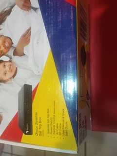 Digital satellite set top box and dish