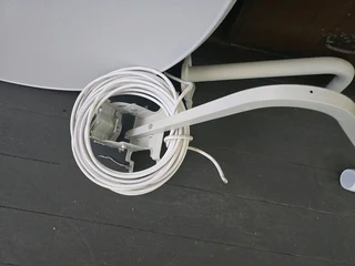 Digital satellite set top box and dish