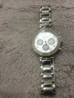 Silver plated Tempo ladies watch for sale