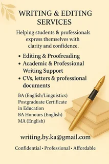 Writing/ Document Editing