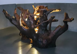 Custom Made Designer Driftwood Furniture and Root System Tables System Tables