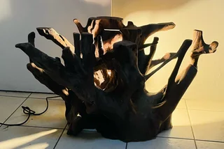 Custom Made Designer Driftwood Furniture and Root System Tables System Tables