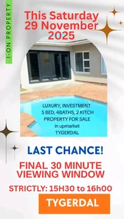 For Sale Tygerdal - Last Chance