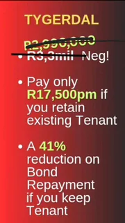 FOR SALE TYGERDAL - LAST CHANCE