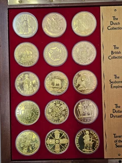 30 x 37.1g Sterling Silver Gilted Coins