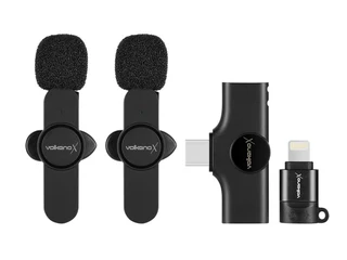 VolkanoX Prodigy Series Wireless Lavalier Microphone, VKX-30006-BK[V1]