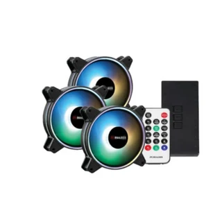 PCBuilder 3X Tempest Chill ARGB Dual Glow Fan Kit