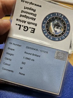 Beautiful HUGE Brilliant Round Diamond