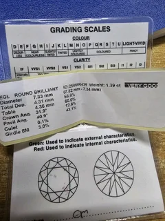 Beautiful HUGE Brilliant Round Diamond