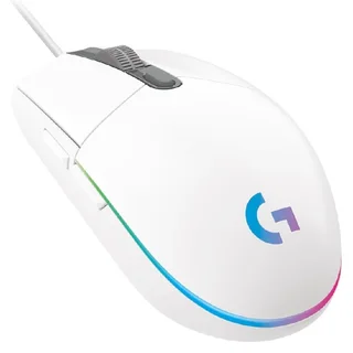 Logitech G102 Lightsync Gaming Wired Mouse, White