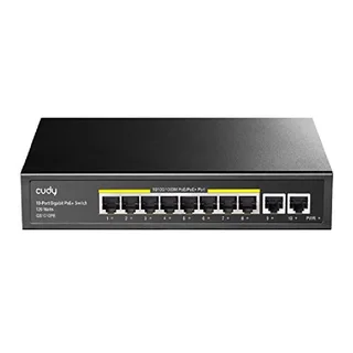 Cudy 10 Port Gigabit Desktop Switch 120W + PoE, GS1010PE