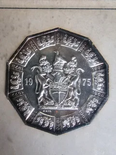 Rare Fine Silver Large Rhodesian Independence Medal