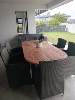 Bali Wicker Outdoor Patio Dinning Set