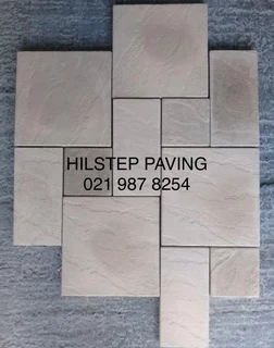 Pavers, cobbles, pool coping, garden furniture