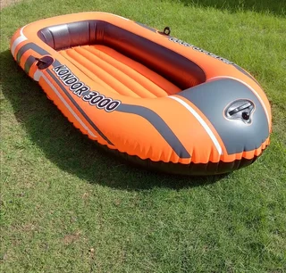 2 x Inflatable Boats Bundle – Bestway Kondor 3000 + Intex Explorer 200 (Excellent Condition)