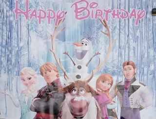 Vinyl themed backdrops