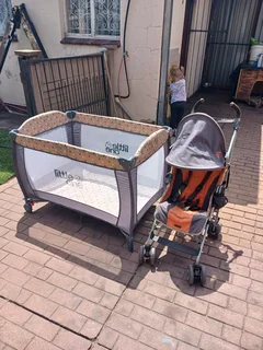Camping Cot and Stroller