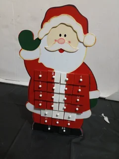 Wooden Advent Calendar Figurine (father Xmas)