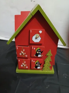 Wooden ADVENT Calendar Figurine (House)
