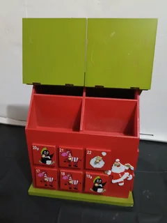 Wooden ADVENT Calendar Figurine (House)