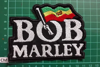 Embroidered bob marley fabric patch