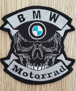 Embroidered BMW fabric patch