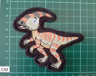 Embroidered Dinosaur2 fabric patch