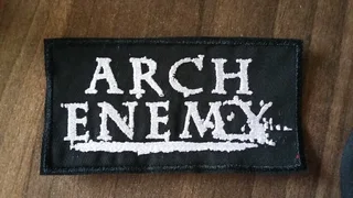 Embroidered arch enemy fabric patch