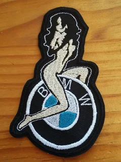 Embroidered BMW2 fabric patch