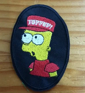 embroidered bart fabric patch