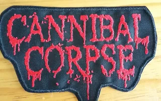 Embroidered cannibal corpse fabric patch