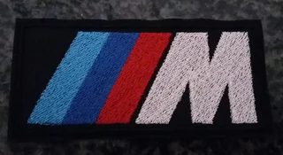 Embroidered BMW(M) fabric patch