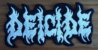 Embroidered deicide fabric patch