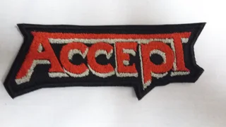 Embroidered accept fabric patch