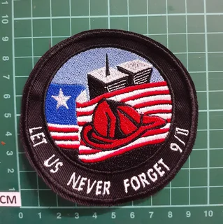 Embroidered 911 fabtic patch