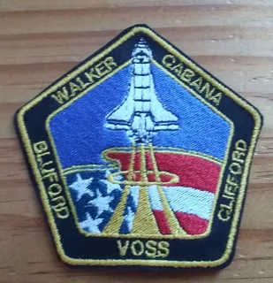 Embroidered Apollo fabric patch