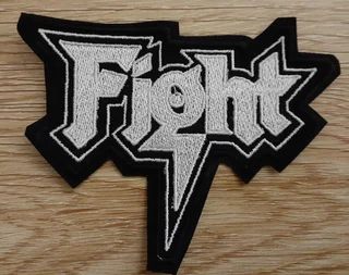 Embroidered fight fabric patch