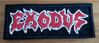 Embroidered exodus fabric patch