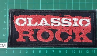 Embroidered classis rock fabric patch